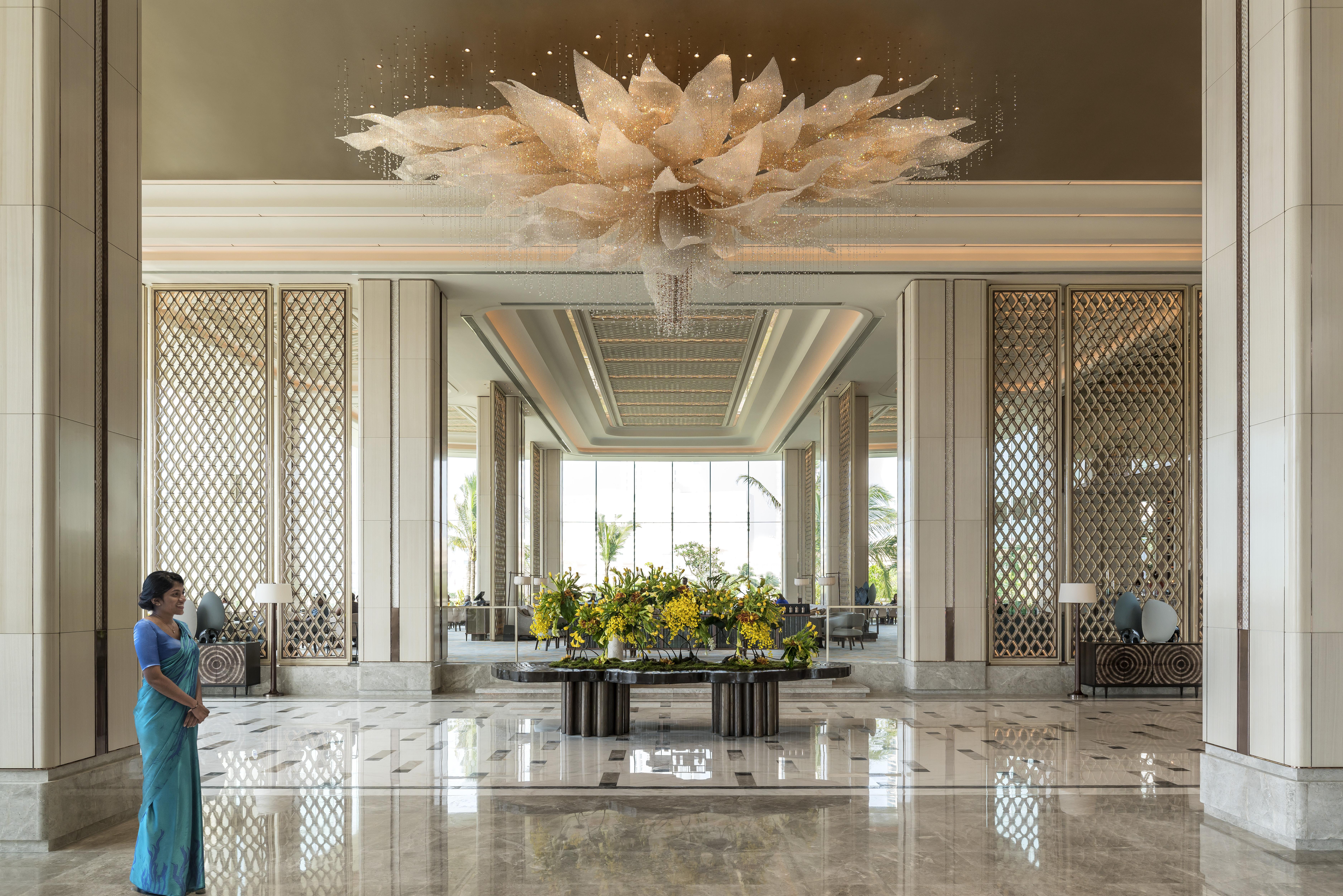 Shangri-La Kolombo Bagian luar foto The lobby of the hotel